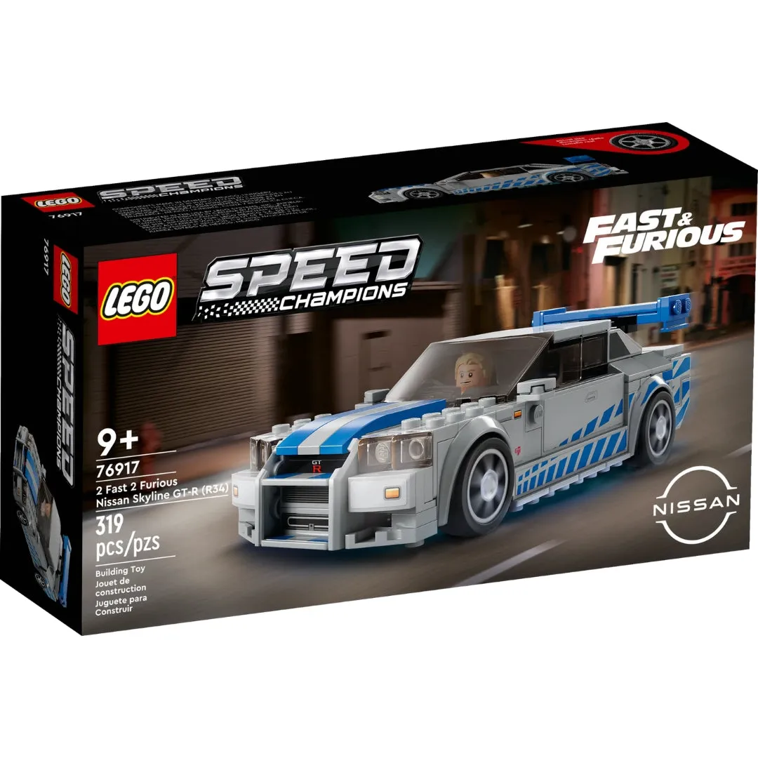 2 Fast 2 Furious Nissan Skyline GT-R (R34) by LEGO