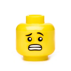 Awkward Smile Head V2 - Yellow Citizen Brick