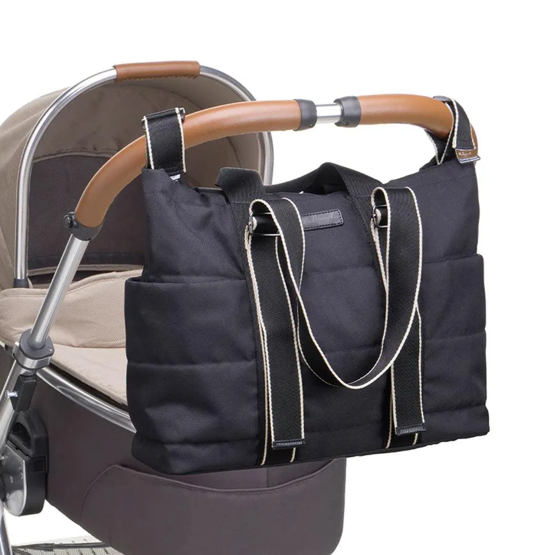 Babymel Sammi Eco Quilt Tote Bag - Black