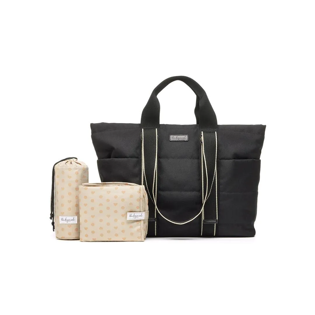 Babymel Sammi Eco Quilt Tote Bag - Black