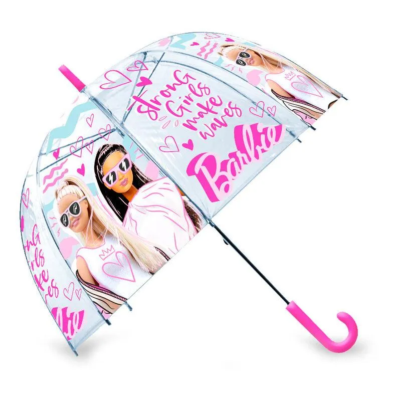 Barbie Manual Umbrella 46cm