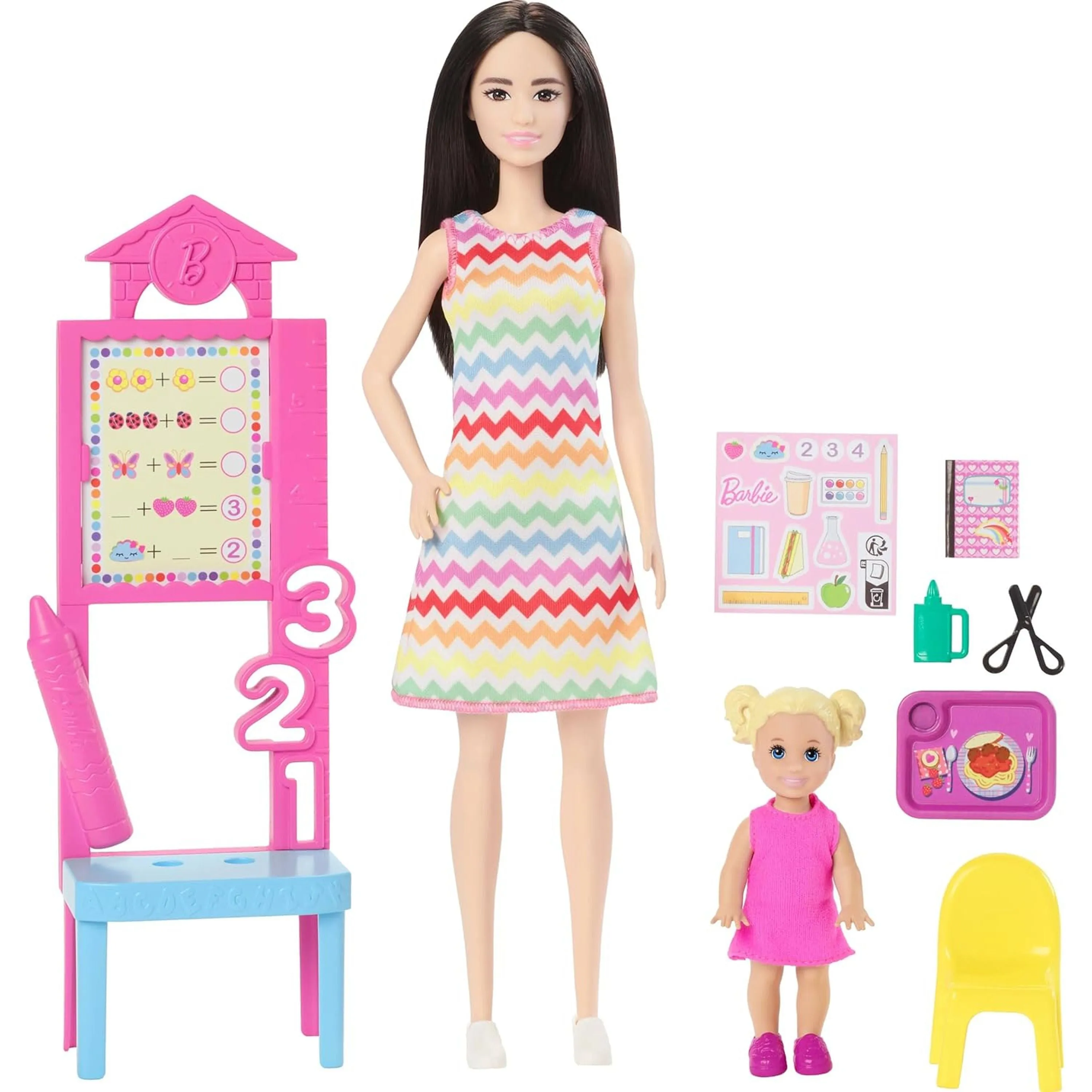 Barbie You Can Be Anything Doll Playset Teacher Dark Hair