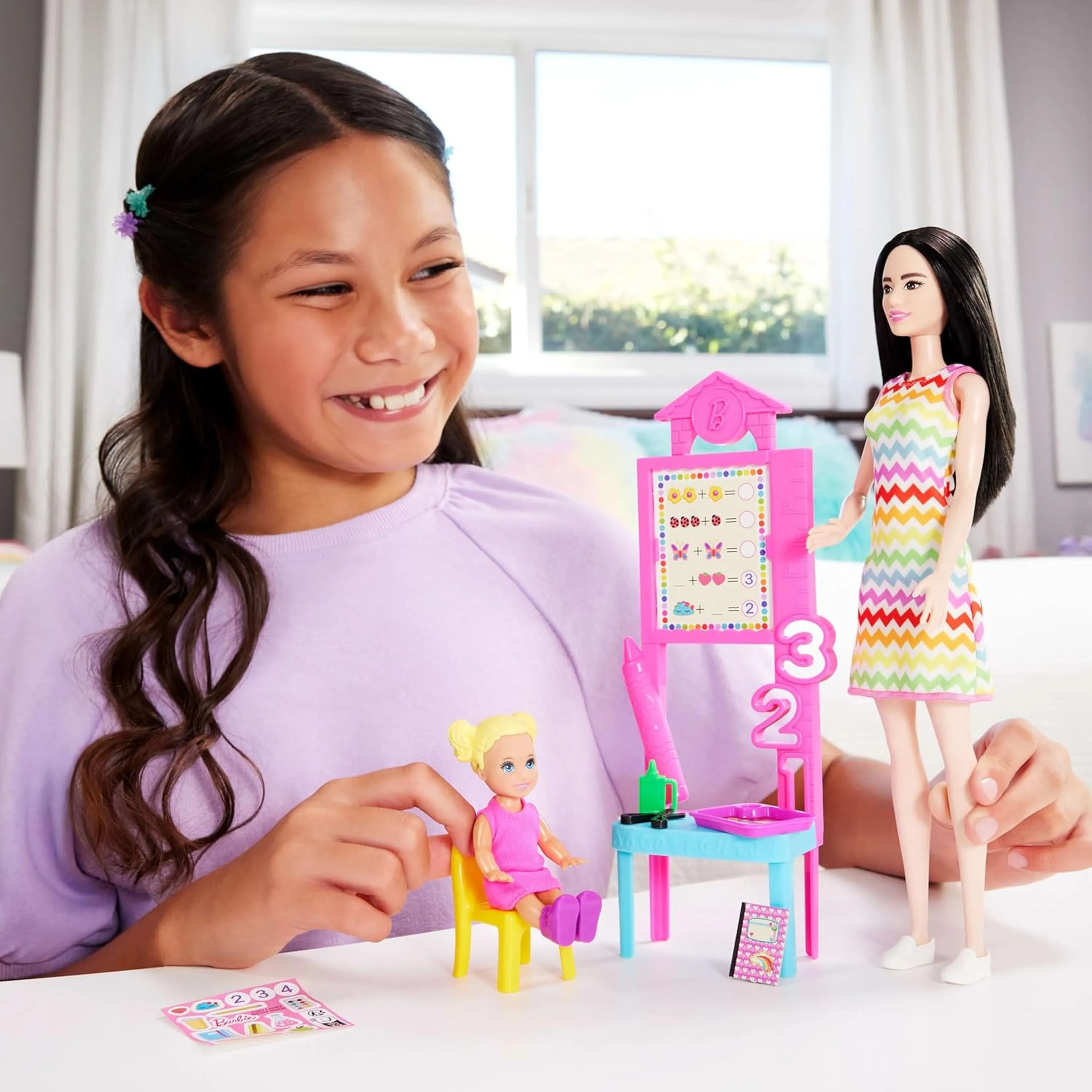Barbie You Can Be Anything Doll Playset Teacher Dark Hair