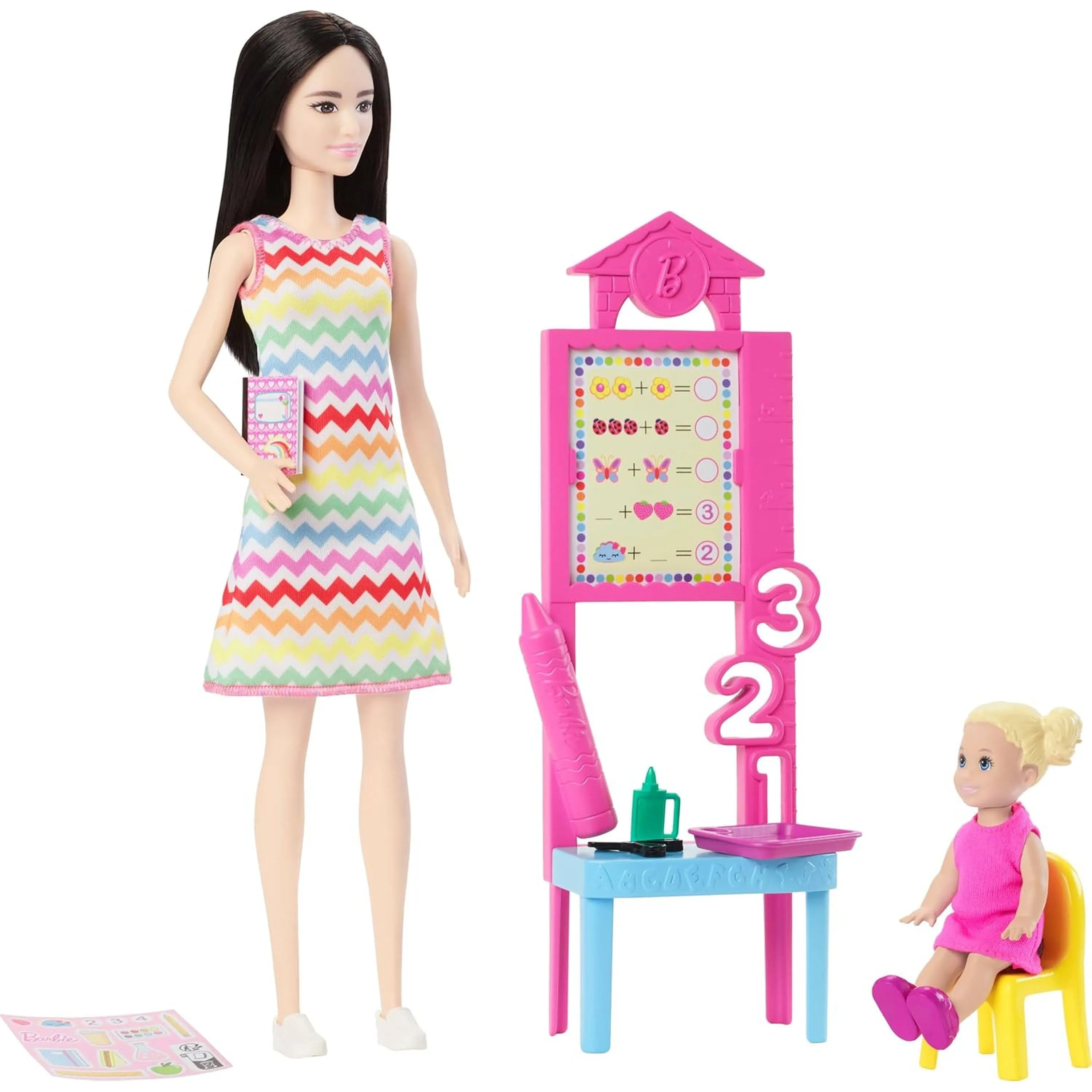 Barbie You Can Be Anything Doll Playset Teacher Dark Hair
