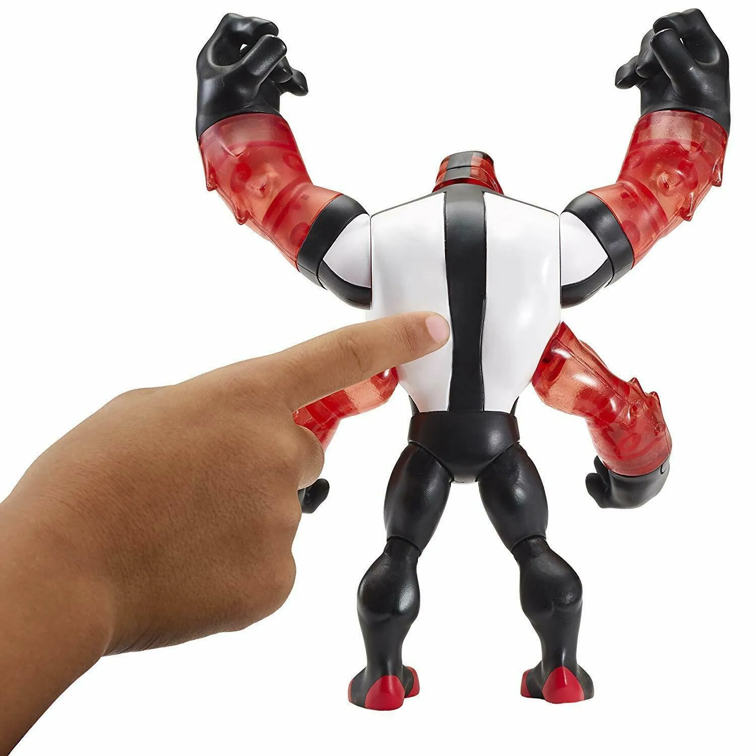 Ben 10 Deluxe Power Up Four Arms Action Figure Light & Sounds