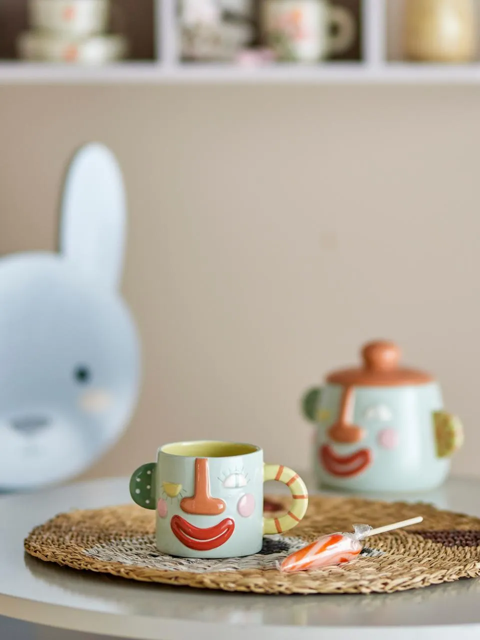 Bloomingville: Sylvie Cup - Blue (Face)
