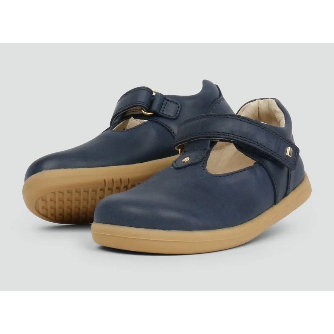 Bobux: I-Walk Louise T-Bar Shoes - Navy