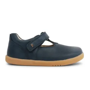 Bobux: I-Walk Louise T-Bar Shoes - Navy