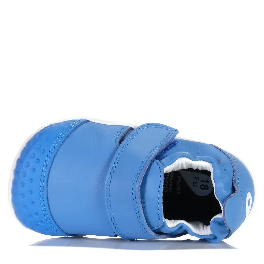 Bobux: Xplorer Go Velcro Pre-Walkers - Azure Blue