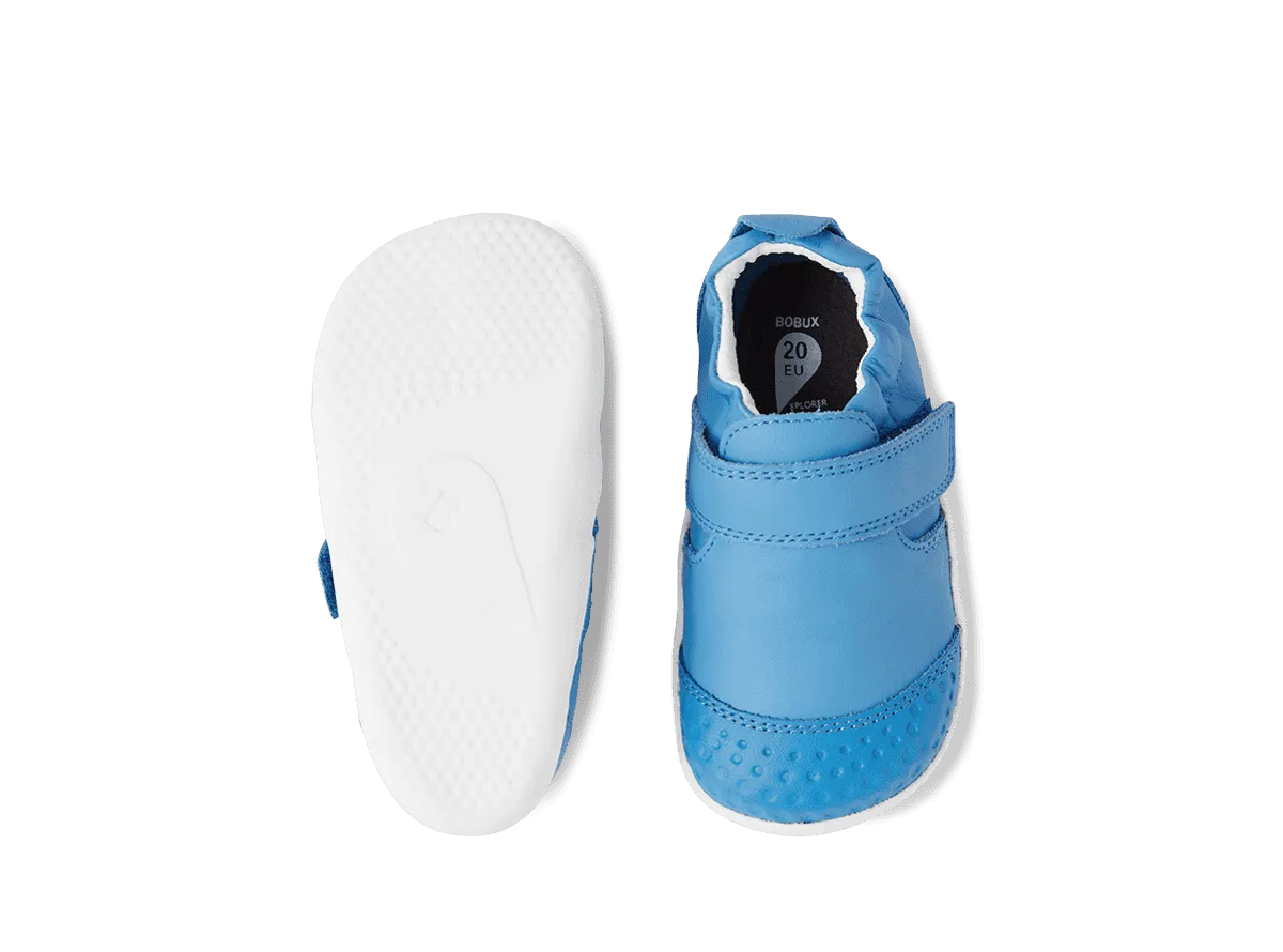 Bobux: Xplorer Go Velcro Pre-Walkers - Azure Blue
