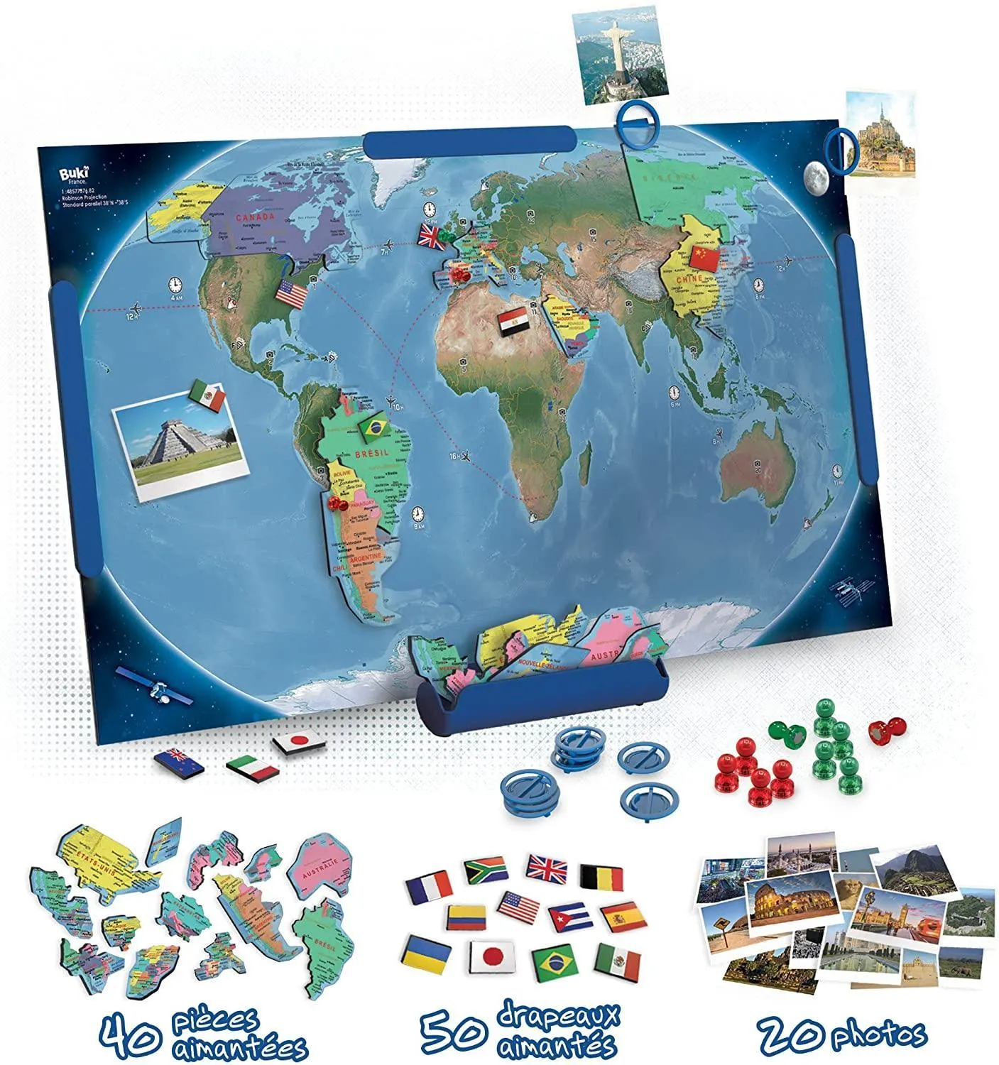 BUKI France 7346 Magnetic Planisphere