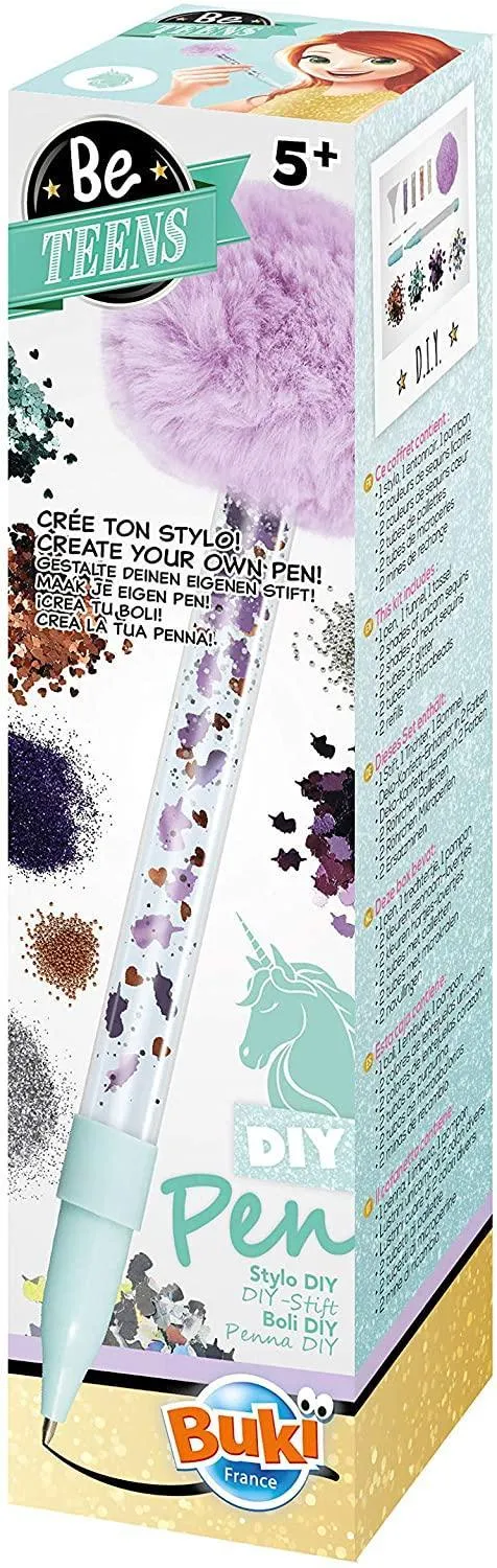 BUKI France STYL02 Be Teens Unicorn DIY Pen