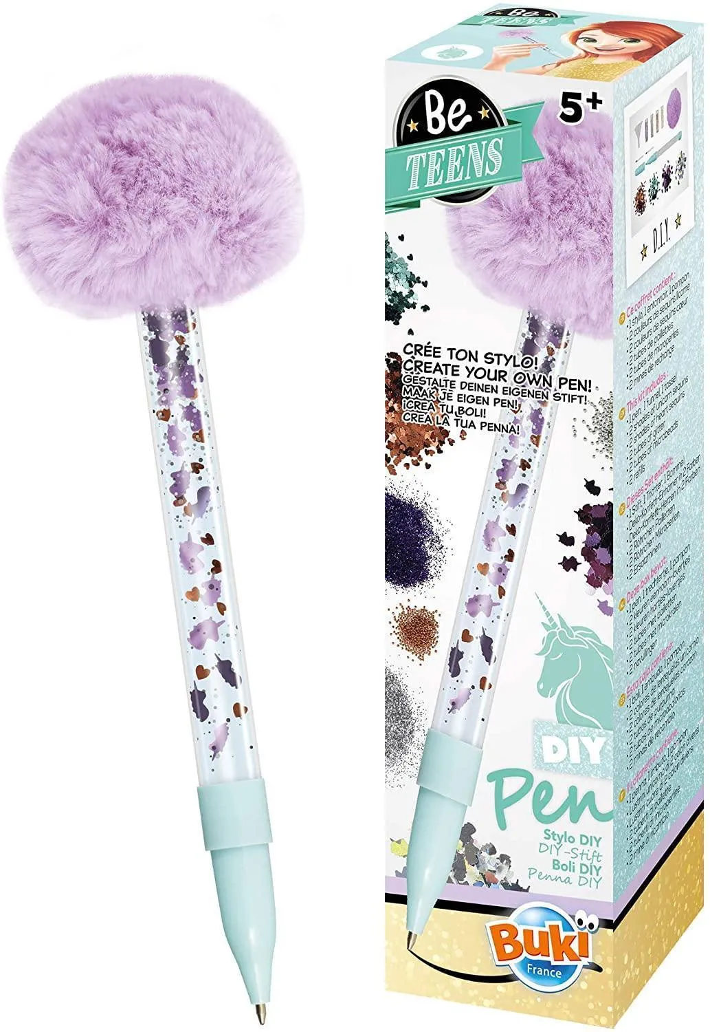 BUKI France STYL02 Be Teens Unicorn DIY Pen
