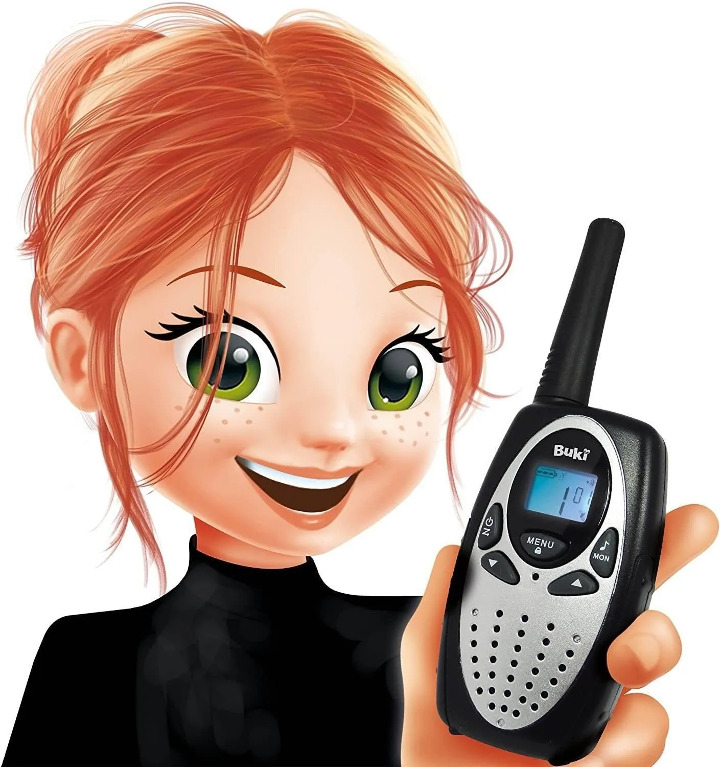 BUKI France TW02 Walkie-Talkies Rechargeable