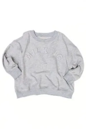 Claude & Co: Eden Milking It Sweat - Grey Marl