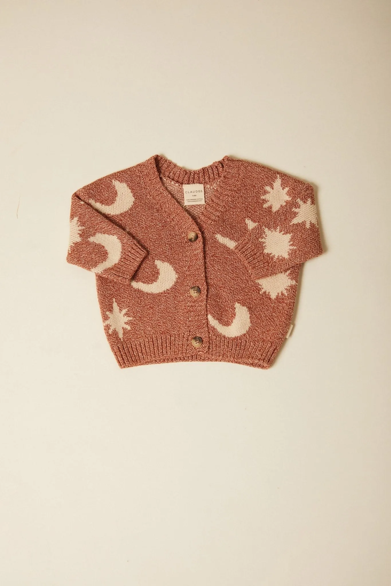Claude & Co: Moon Knitwear Cardigan - Russet