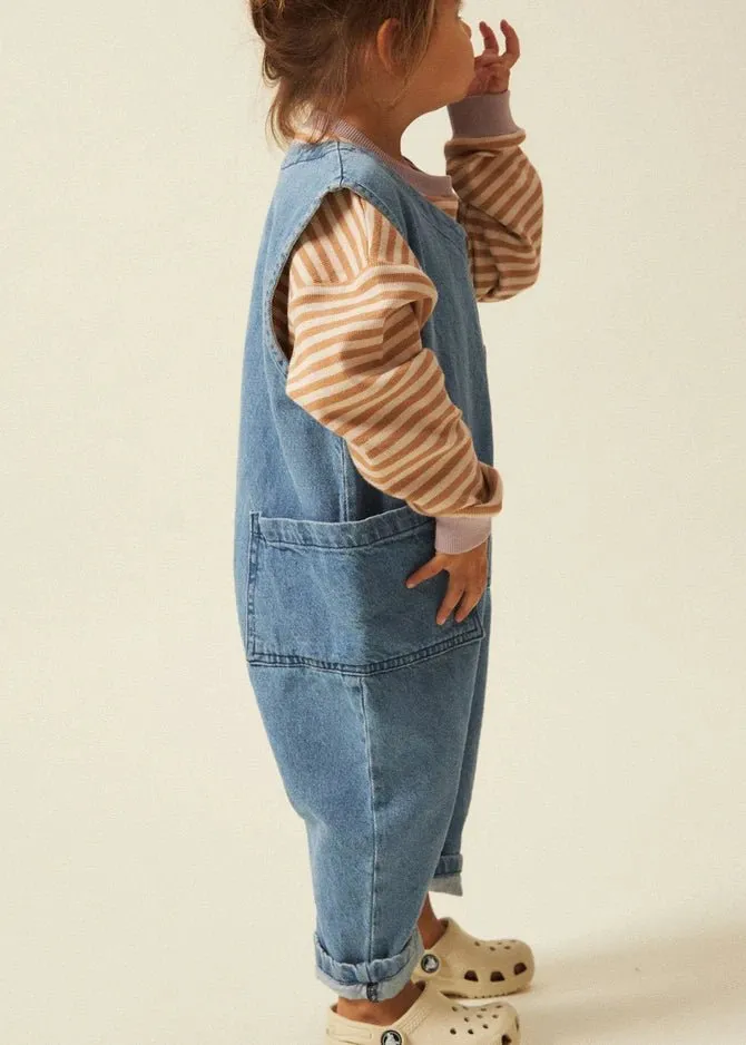 Claude & Co: Wren Sleeveless Denim Overall