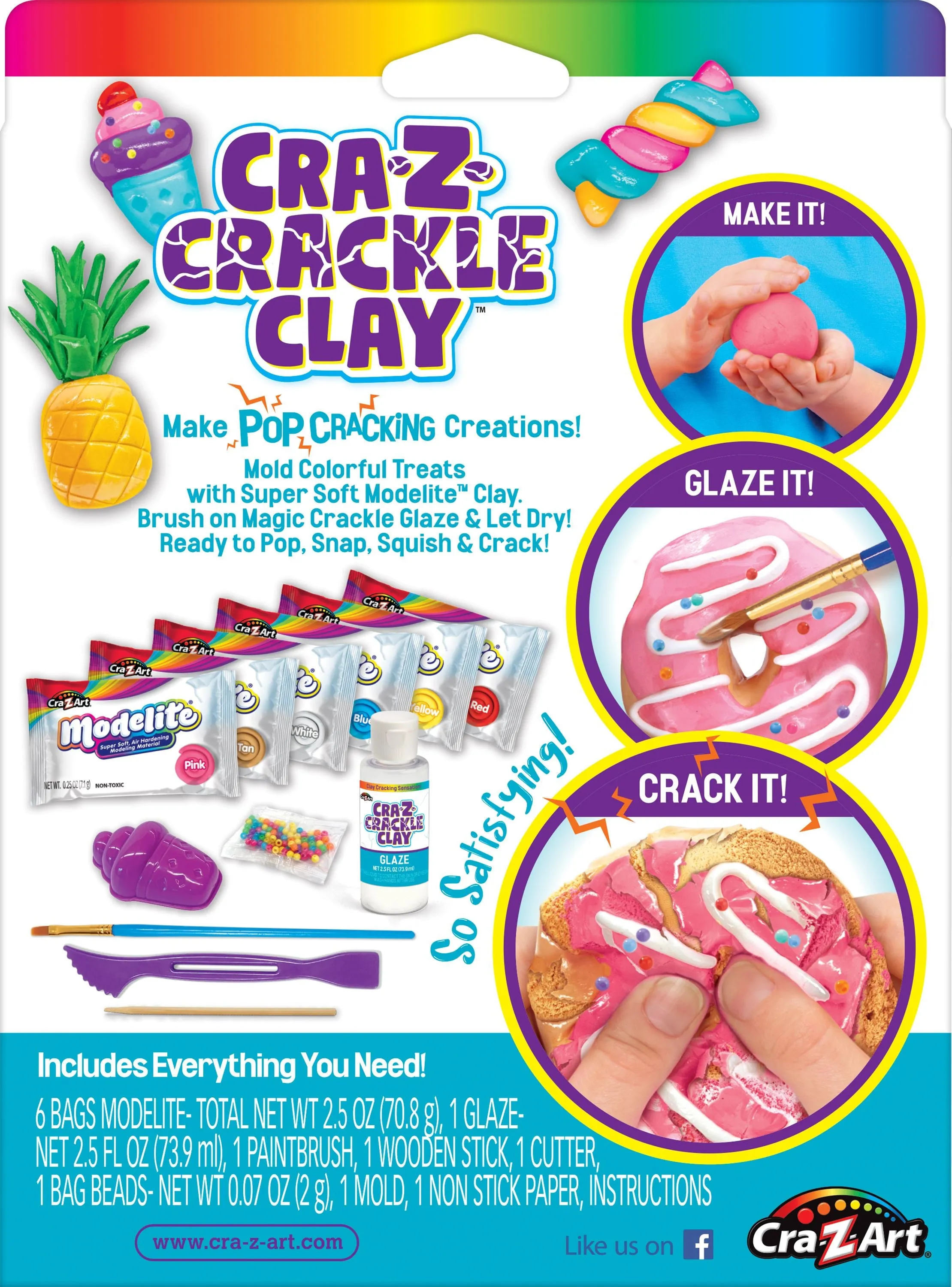 Cra-Z-Art Cra-Z-Crackle Clay Create & Crack Sweet Treats!