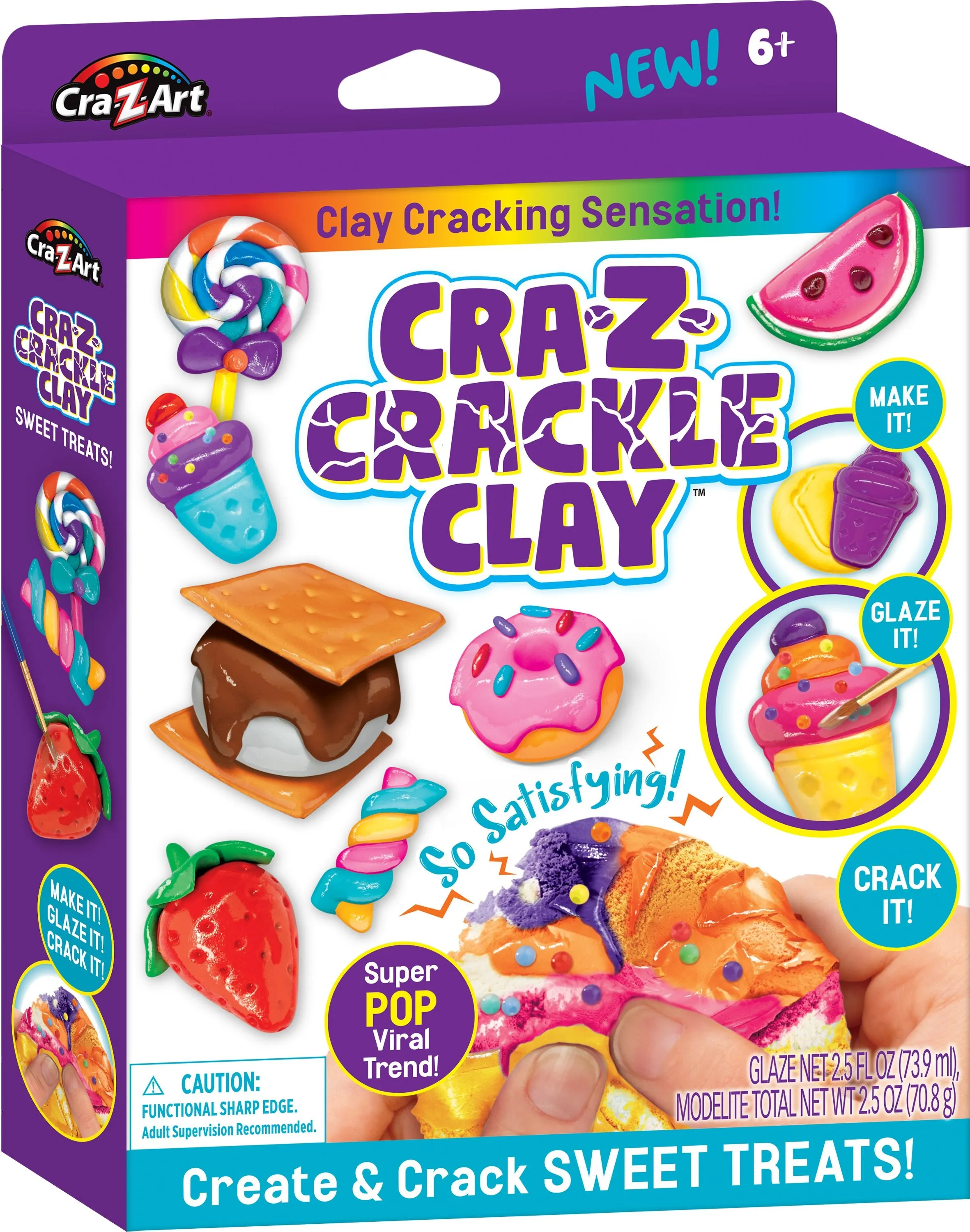 Cra-Z-Art Cra-Z-Crackle Clay Create & Crack Sweet Treats!