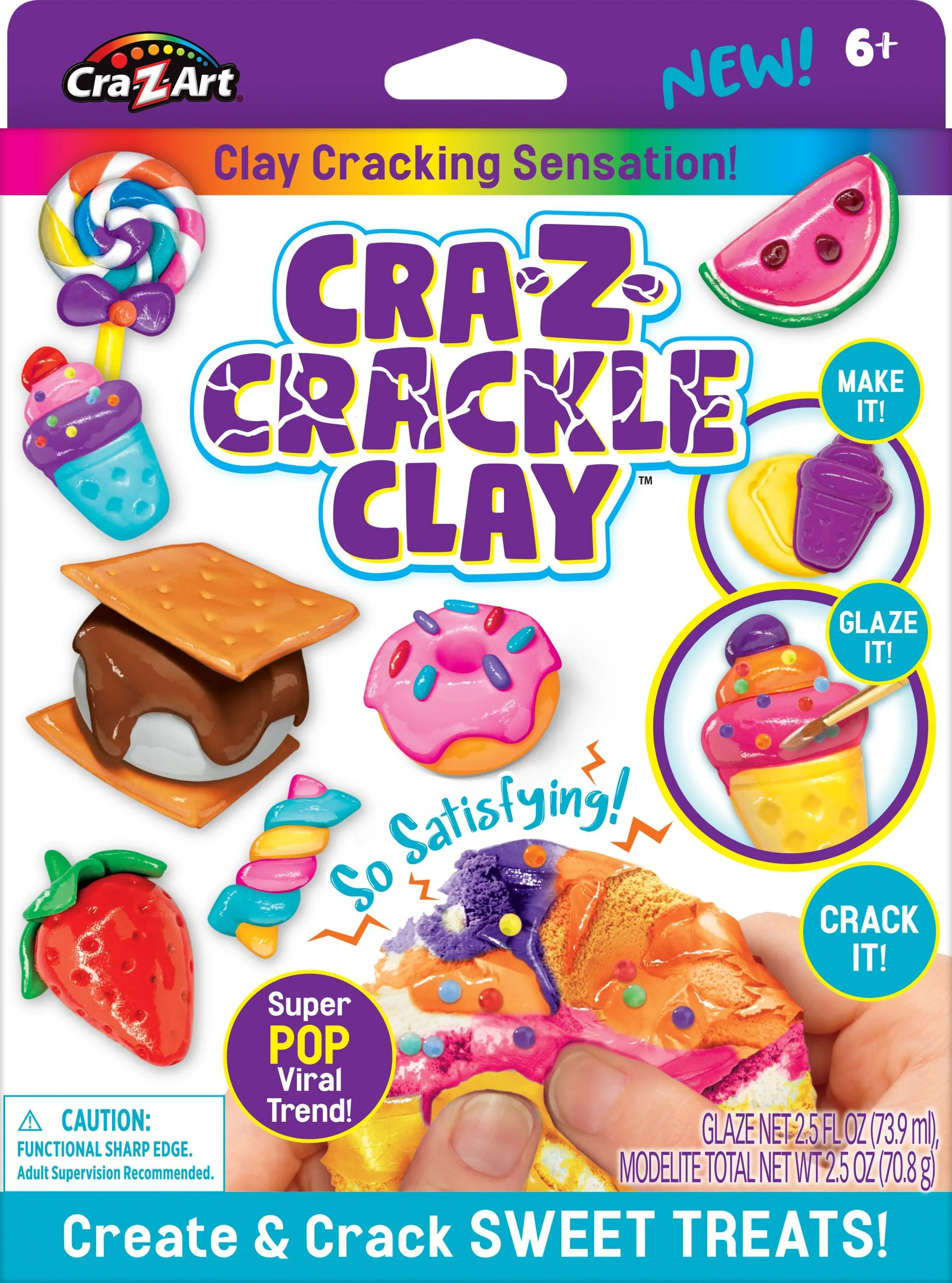 Cra-Z-Art Cra-Z-Crackle Clay Create & Crack Sweet Treats!