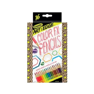 CRAYOLA ART WITH EDGE COLOR FX PENCILS 16 PACK