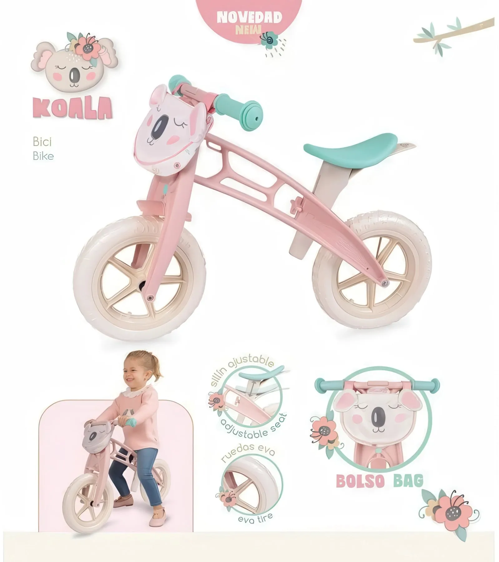 De Cuevas Koala Collection Balance Bike
