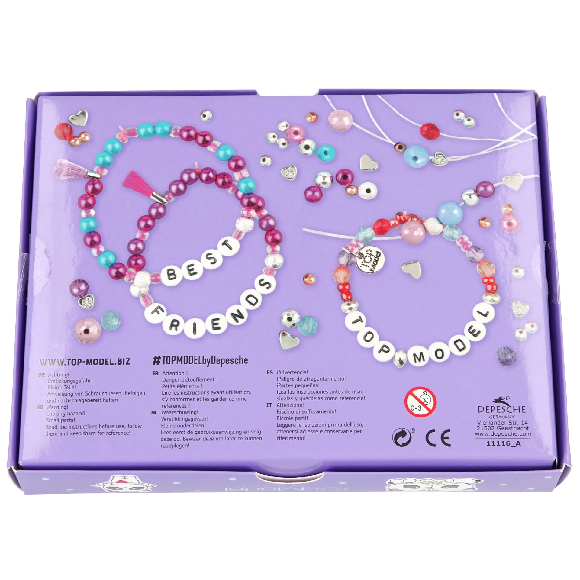 Depesche Topmodel Beads Set Names & Phrases