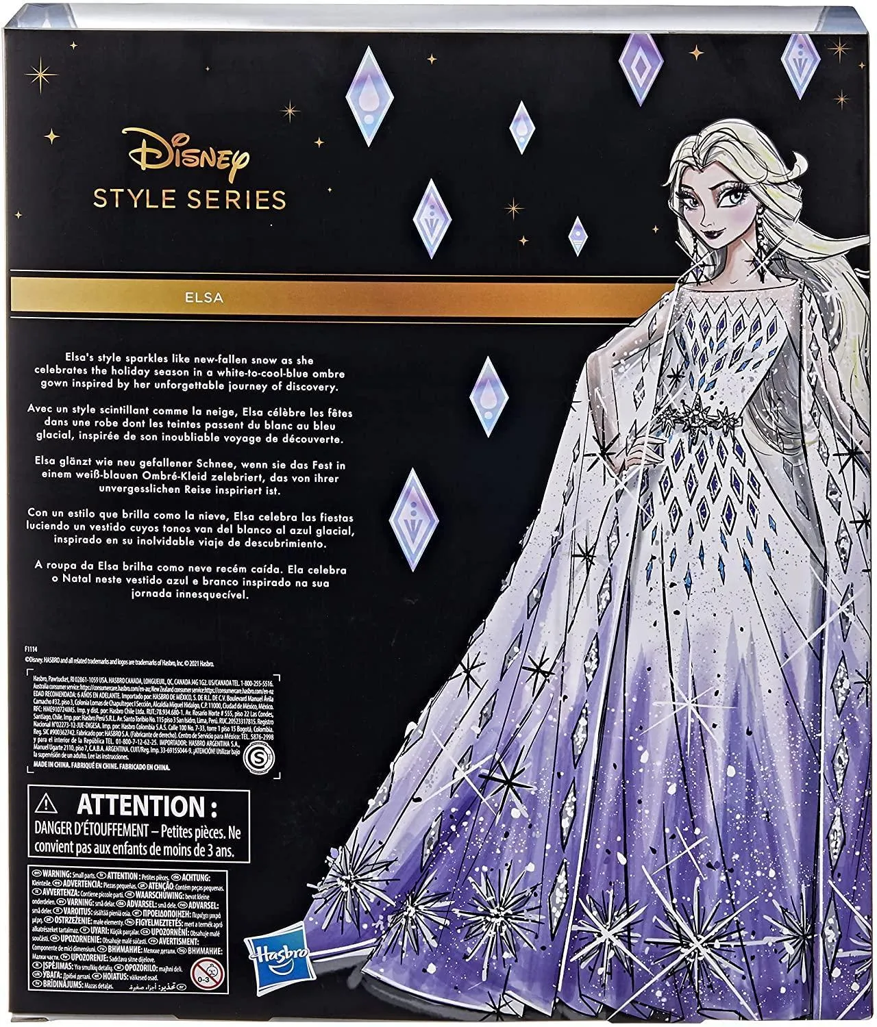 Disney Princess Style Series Holiday Elsa Doll