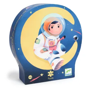 Djeco: Astronaut on The Moon - 36 Pieces