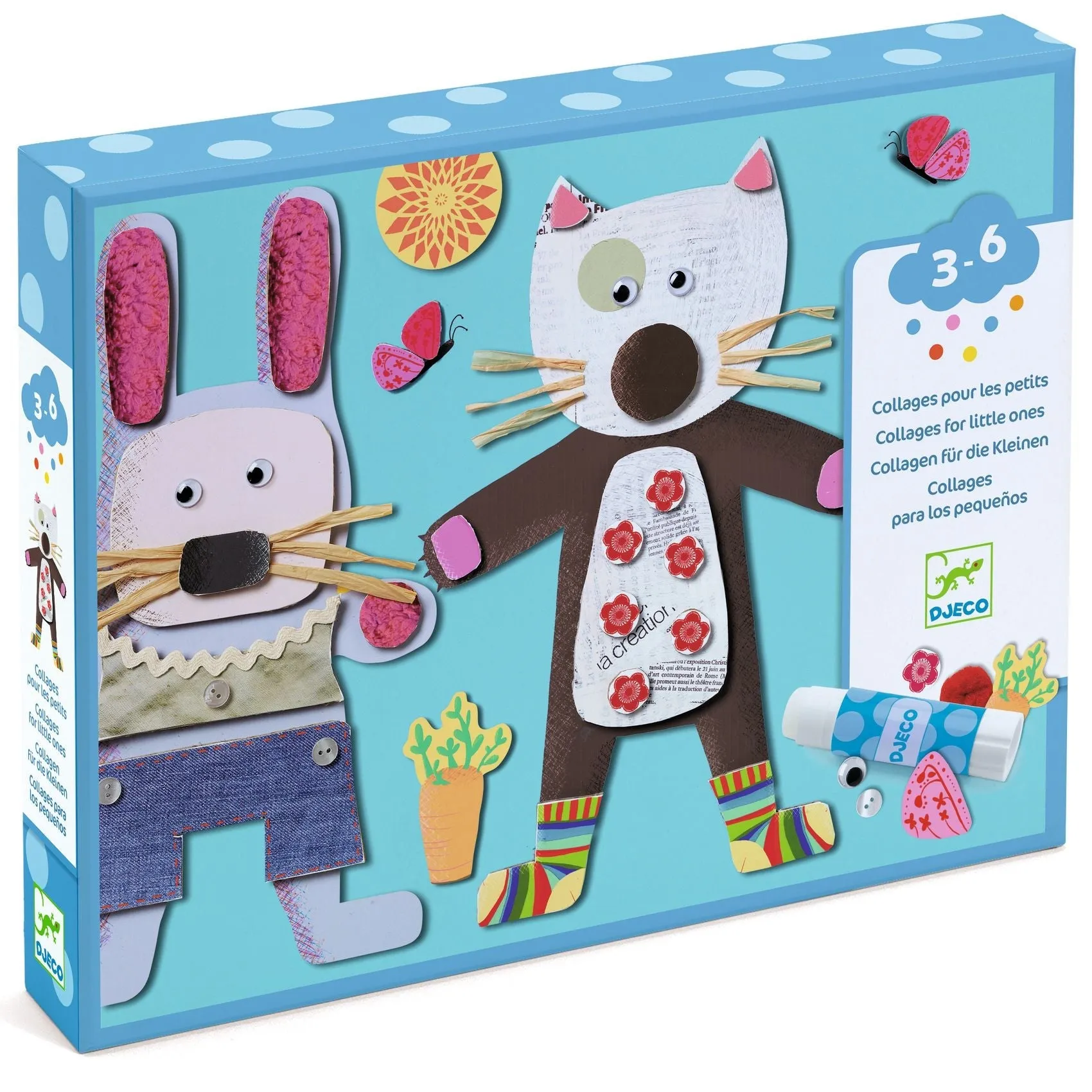 Djeco: Collages for Little Ones - Craft Set