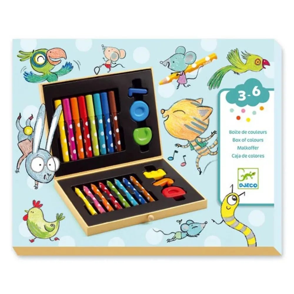 Djeco: Colour Box - Art Case