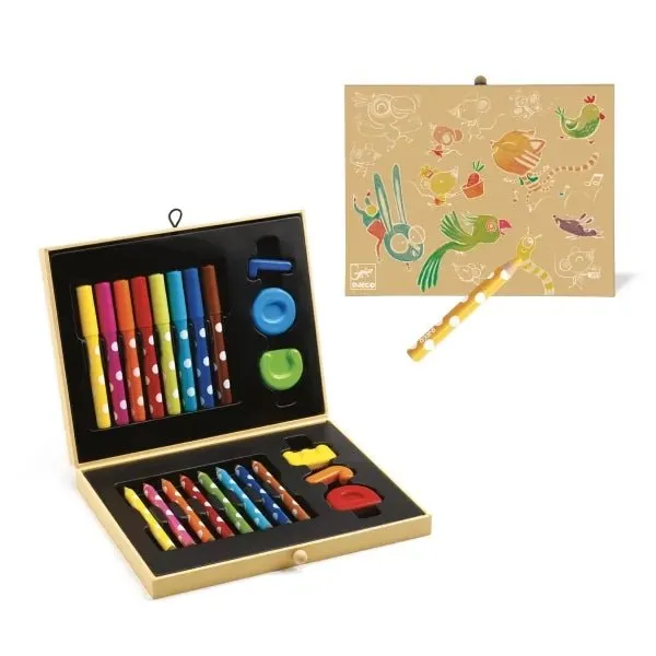 Djeco: Colour Box - Art Case