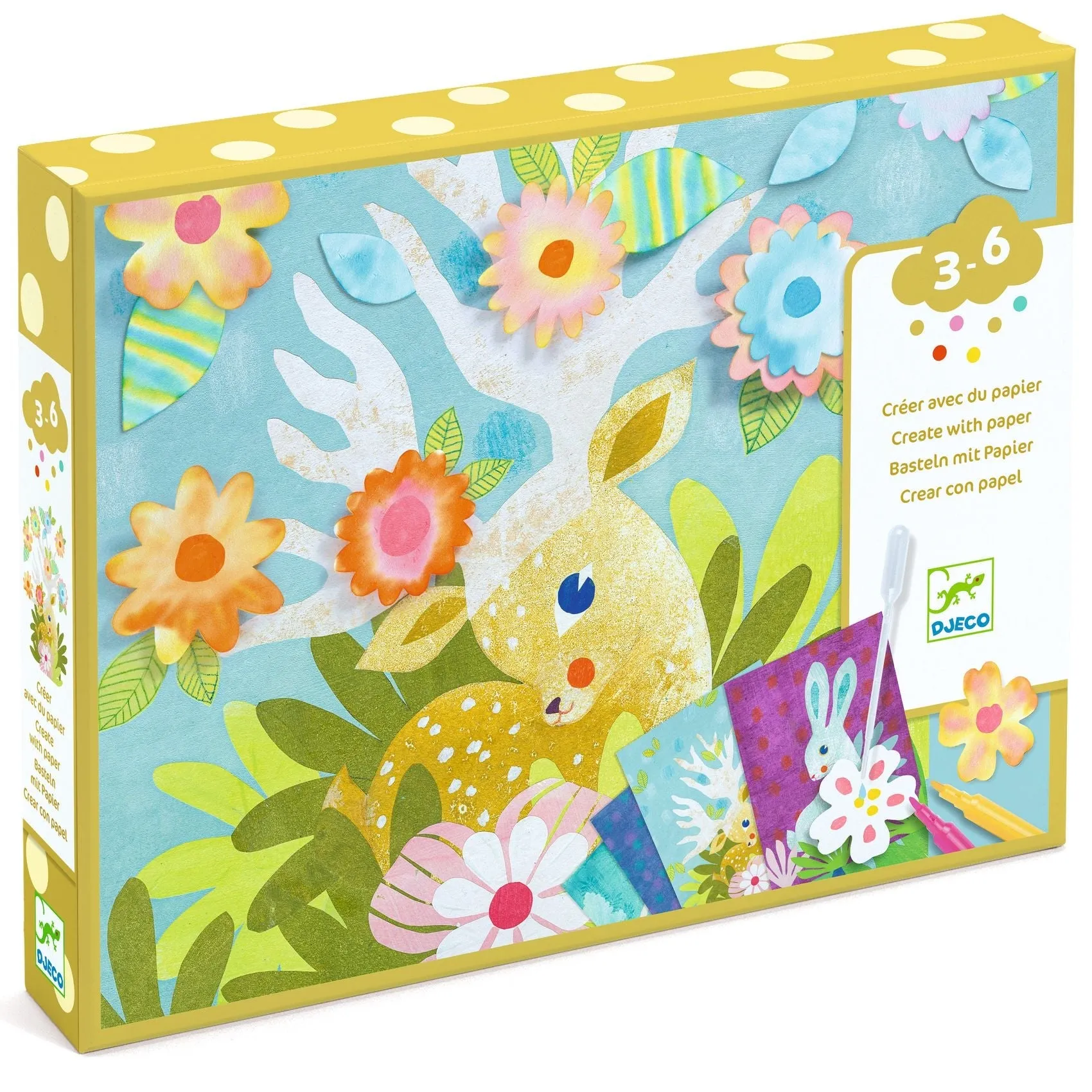 Djeco: Create with Paper Craft Set - Blotting Paper