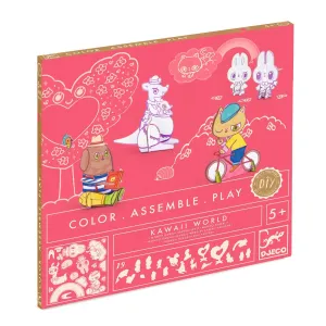 Djeco: DIY Colour Assemble Play - Kawaii World