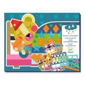Djeco: Draw with Stencils - Neat but Fun