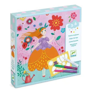 Djeco: Magic Felt Tips - Marie's Pretty Dresses