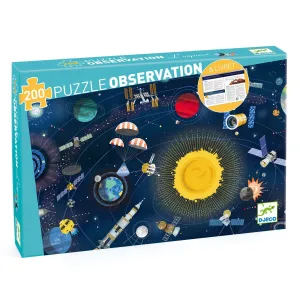 Djeco: Observation Puzzle - Space (200 Pieces)