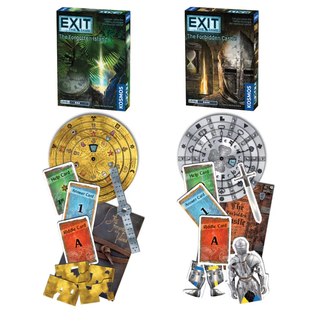 EXIT: The Game, Season 2. Two-Pack: The Forgotten Island and The Forbidden Castle