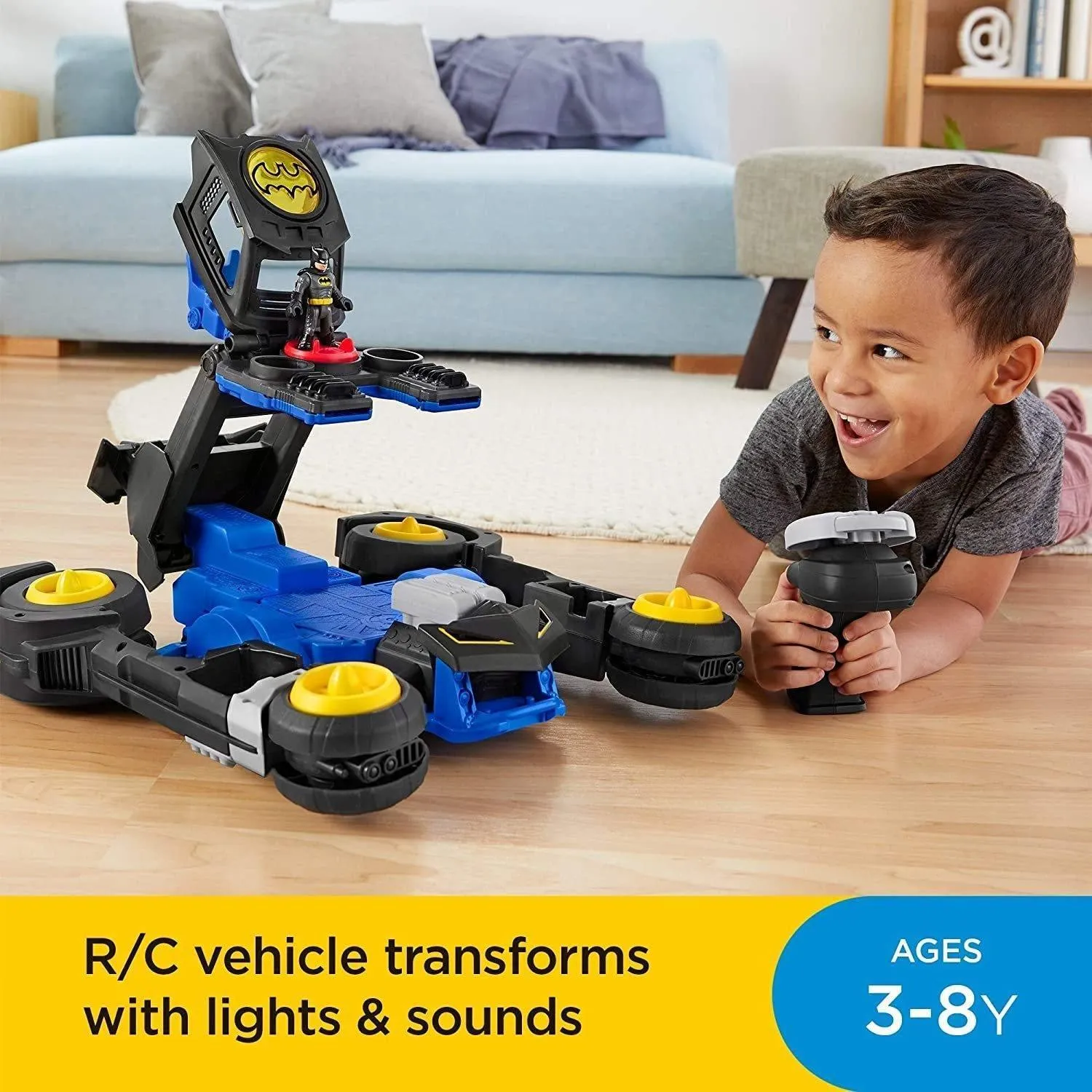 Fisher-Price Imaginext DC Super Friends Transforming Batmobile R/C