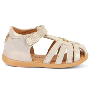 Froddo: Fisherman Girl's Sandals Daisy - Gold Shine