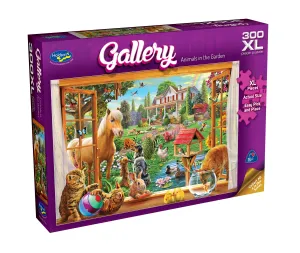Gallery Series 6 300 Piece Xl Puzzle Animals In The Garden