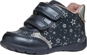 Geox: B Elthan Navy Girls Sneaker
