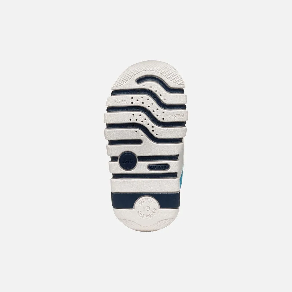 Geox: Iupidoo Velcro Trainers - Ocean / Navy