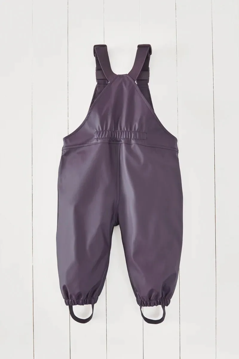 Grass & Air: Rainster Waterproof Dungarees - Amethyst