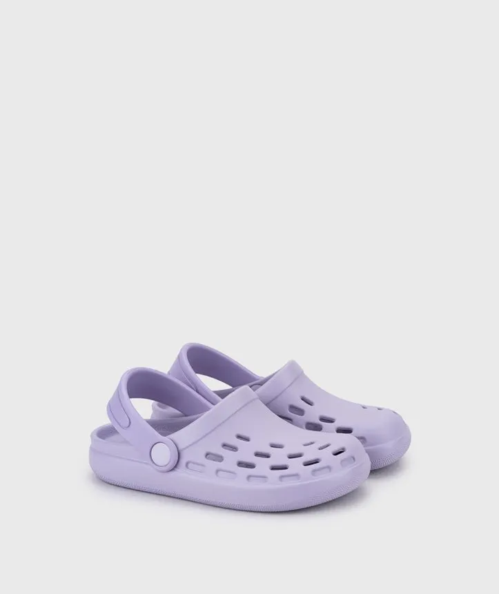 Igor: Sport Kids Slip-On Clogs - Malva Purple
