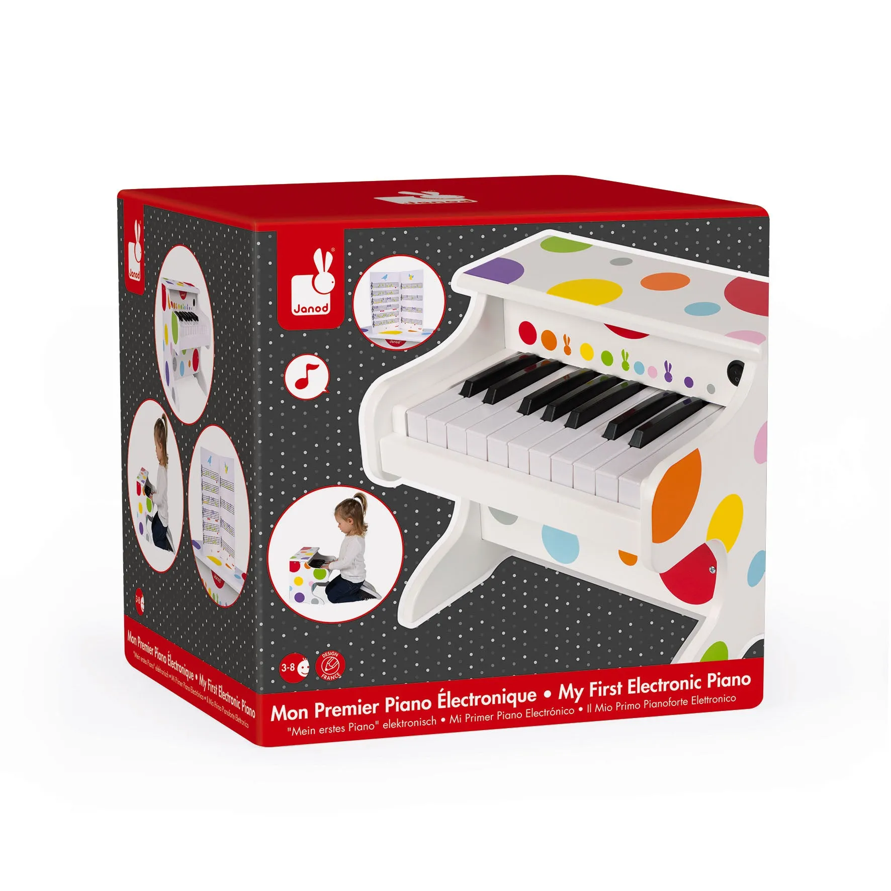 Janod Confetti My First Electronic Piano