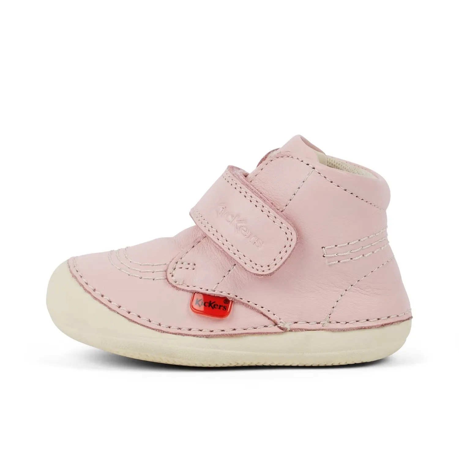 Kickers: Baby Unisex Softer Hi Baby Leather - Light Pink