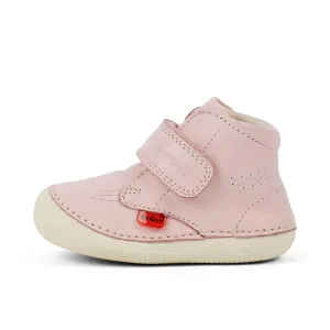 Kickers: Baby Unisex Softer Hi Baby Leather - Light Pink