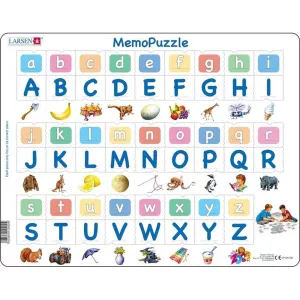 Larsen Alphabet Memopuzzle Frame Tray Puzzle