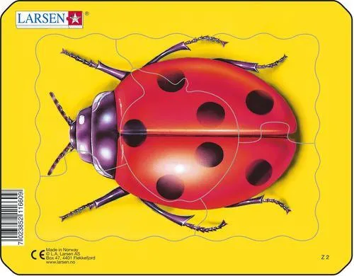 Larsen Insects Small Frame Tray Puzzle Ladybug